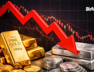 યુદ્ધના તણાવ વચ્ચે સોના-ચાંદીના ભાવમાં ભારે ઘટાડો, ચાંદી ₹4300 તૂટી અને સોનું ₹1,56,655 પર