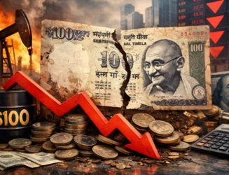 મિડલ ઈસ્ટના તણાવથી રૂપિયો દબાણમાં, ડૉલર સામે ઐતિહાસિક નીચલી સપાટીએ પહોંચ્યો