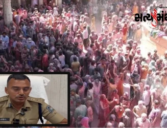 હોળી-ફૂલડોલે યાત્રાધામ દ્વારકામાં ભક્તિસાગર: 2000 પોલીસ સાથે કડક બંદોબસ્ત, ડ્રોનથી નજર