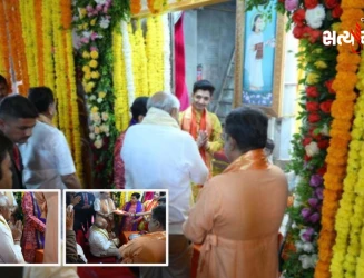 જગત મંદિર દ્વારકાધીશના ચરણોમાં મુખ્યમંત્રી ભુપેન્દ્રભાઈ પટેલે શીશ ઝુકાવ્યું, સુખ-શાંતિ-સમૃદ્ધિ માટે પ્રાર્થના કરી