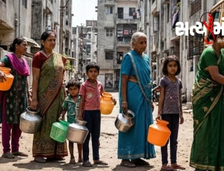 અમદાવાદમાં નર્મદાની આવક સામે દૈનિક વપરાશ વધતાં પાણી કાપની આશંકાથી ચિંતા