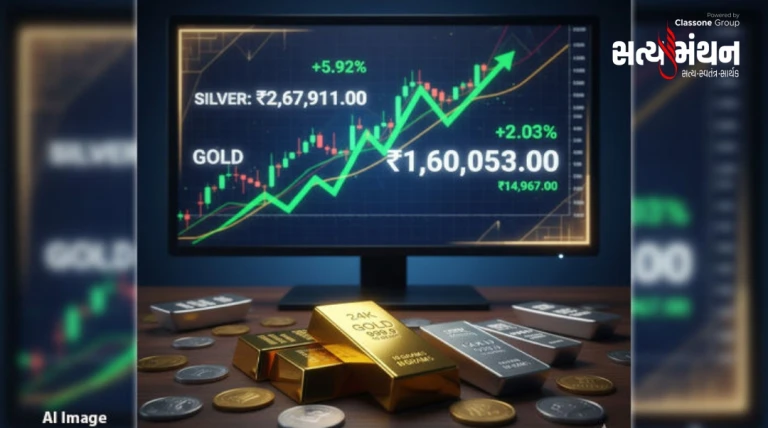 સોના-ચાંદીમાં તોફાની તેજી, ચાંદીમાં એકઝાટકે ₹15,000 તો સોનામાં ₹3,100થી વધુનો ઉછાળો