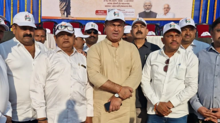 સરદાર વલ્લભભાઈ પટેલની 150મી જન્મજયંતિ નિમિત્તે વિધાનસભા વિસ્તાર–70 માં યુનિટી માર્ચનું આયોજન