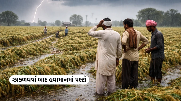 ઝાકળવર્ષા બાદ હવામાનમાં પલ્ટો, પોરબંદર-દ્વારકામાં કમોસમી વરસાદથી ખેડૂતો ચિંતામાં, વેસ્ટર્ન ડિસ્ટર્બન્સની અસર, અડધા ડઝન જિલ્લામાં માવઠાની આગાહી