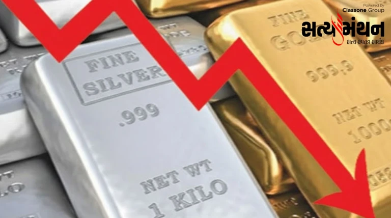 વૈશ્વિક ઉથલપાથલની સીધી અસર: ચાંદીમાં ભારે કડાકો, સોનાની ચમક પણ ઘટી