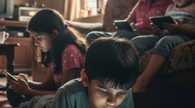 બાળકોમાં ઊંડું મોબાઈલ વ્યસન: રોજ 3 કલાક સ્ક્રીન ટાઈમ, 82% બાળકો સ્માર્ટફોન પર નિર્ભર બન્યા