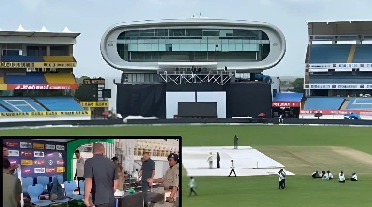 દિલ્લી બ્લાસ્ટ બાદ રાજકોટમાં સુરક્ષા ચુસ્ત, ખંઢેરી ક્રિકેટ સ્ટેડિયમમાં પોલીસની સઘન ચેકીંગ