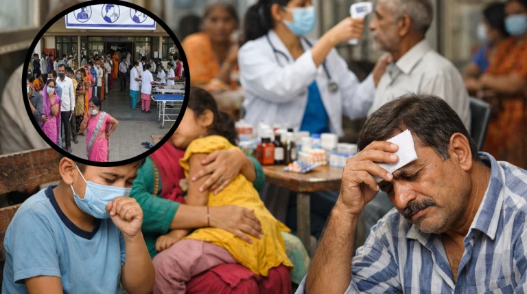 રાજકોટમાં અઠવાડિયામાં શરદી-ઉધરસ, તાવ સહિત રોગચાળાના કુલ 2,139 કેસ નોંધાયા