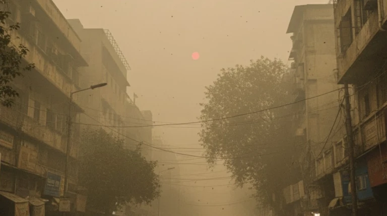 દિલ્હી-એનસીઆરમાં ધુમ્મસ અને પ્રદૂષણ ચરમસીમાએ, AQI 400 પાર થતા હવા અત્યંત ઝેરી બની