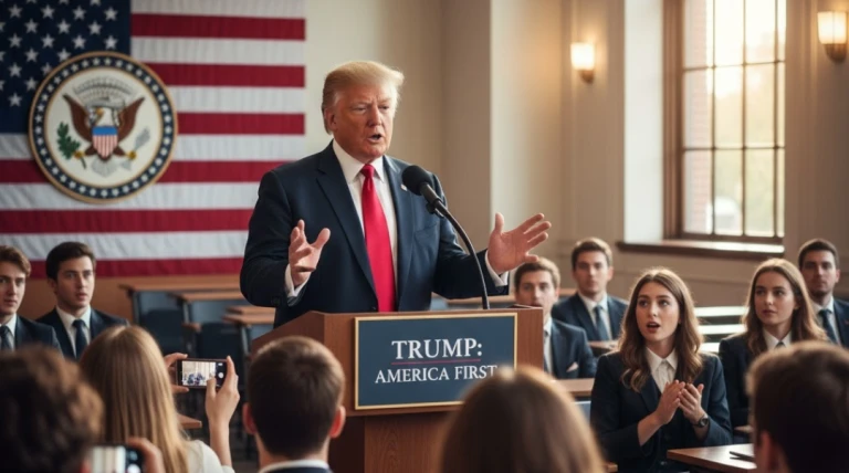 ટ્રમ્પનો નવો દ્રષ્ટિકોણ: વિદેશી વિદ્યાર્થીઓને અમેરિકાની આર્થિક શક્તિનો આધાર ગણાવ્યો