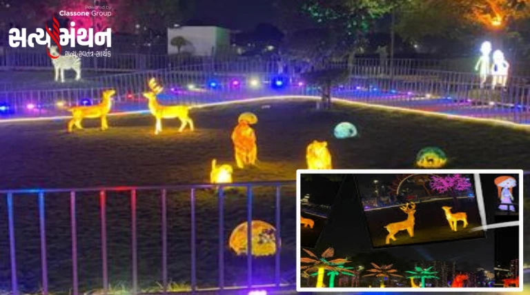 રાજકોટ મહાનગરપાલિકાની અનોખી પહેલ, રેસકોર્સ ગાર્ડનમાં 1 કરોડના ખર્ચે ગ્લો ગાર્ડન બનાવાશે