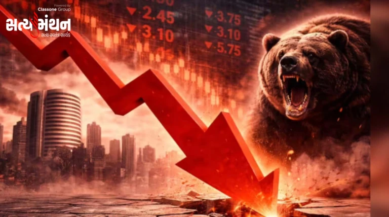 યુદ્ધના ડરથી બજારમાં કડાકો, સેન્સેક્સ 1100 પોઇન્ટ તૂટ્યો; રોકાણકારોની ₹3.50 લાખ કરોડની સંપત્તિ ધોવાઈ