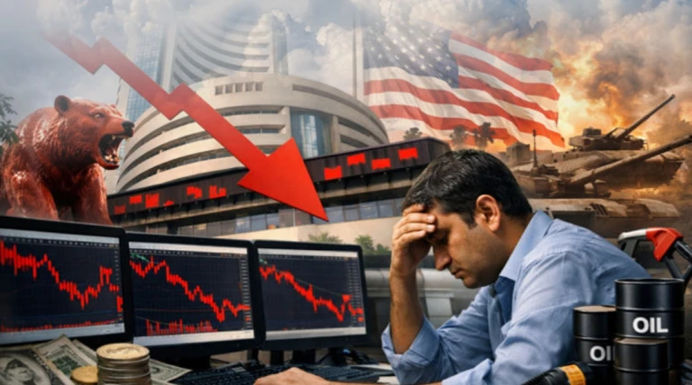 શેરબજારમાં ભારે કડાકો: પાંચ દિવસમાં સેન્સેક્સ 2 હજાર પોઈન્ટ તૂટ્યો, આ 5 કારણો બન્યા જવાબદાર