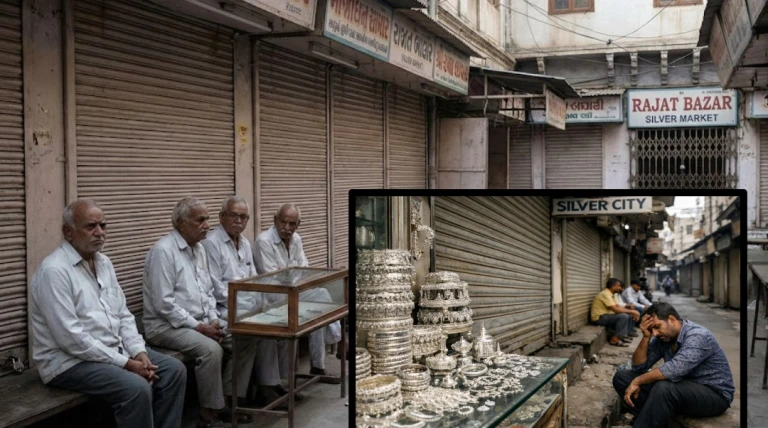 ચાંદીના વધતા ભાવે વેપારીઓ માટે મુસીબત ઊભી કરી, સિલ્વર સિટી રાજકોટમાં અનેક ધંધા બંધ