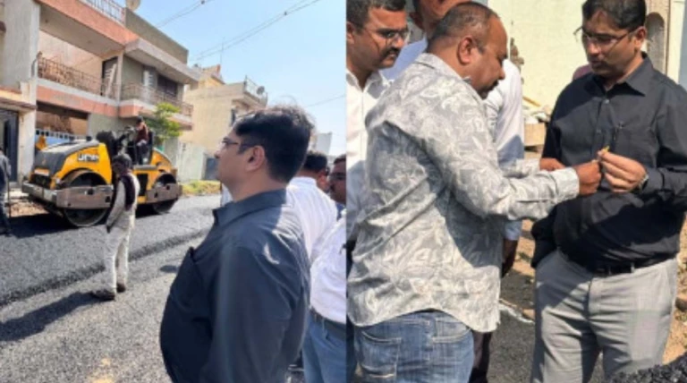 કમિશનર જાતે ડામર રોડની ગુણવત્તા ચકાસવા મેદાનમાં ઉતર્યાં, ત્રણેય ઝોનમાં થઈ તપાસ