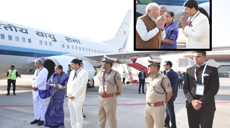 વડાપ્રધાન મોદીનું સોમનાથમાં ભવ્ય સ્વાગત, ઓમકાર જાપ સાથે 3000 ડ્રોનથી સોમનાથ ગાથાનો અદભુત શો