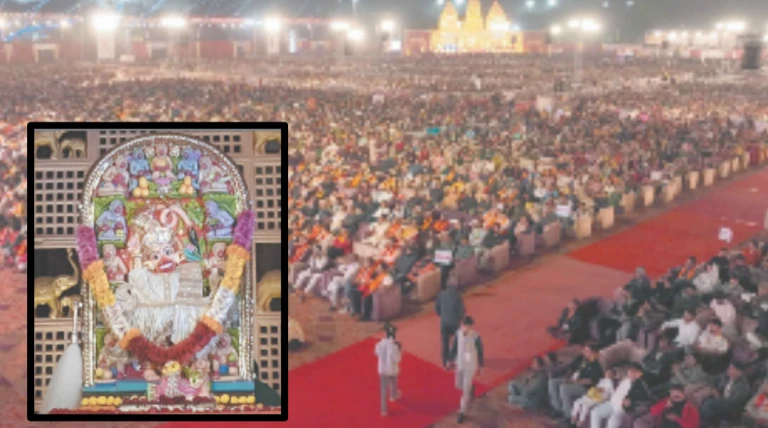 રાત્રે 151 કિલોની કેક, પુષ્પવર્ષા અને ભક્તિભાવ સાથે રાજકોટમાં હનુમાન જન્મોત્સવની ભવ્ય ઉજવણી