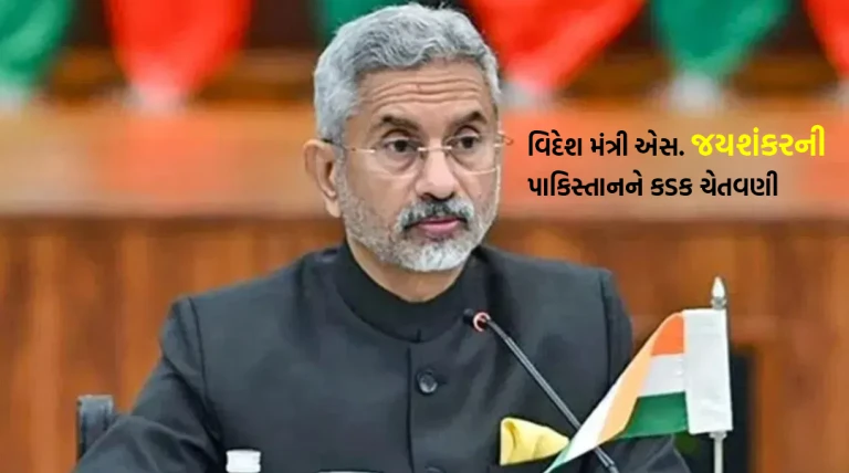 “પાણી પણ જોઈએ અને આતંકવાદ પણ ચલાવવો—એ શક્ય નથી”: વિદેશ મંત્રી એસ. જયશંકરની પાકિસ્તાનને કડક ચેતવણી
