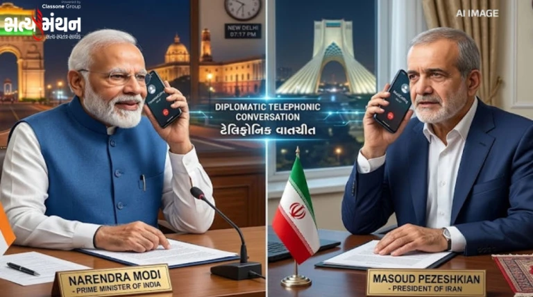 યુદ્ધ વચ્ચે PM મોદીની ઈરાનના રાષ્ટ્રપતિ સાથે મહત્વપૂર્ણ વાતચીત, શાંતિ અને ઉર્જા પુરવઠા પર ભાર