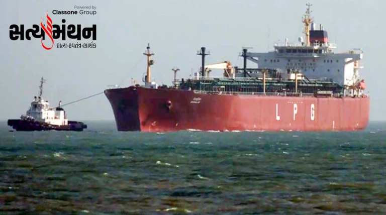 LPG સંકટ વચ્ચે મોટી રાહત: 46,000 મેટ્રિક ટન ગેસ લઈને ‘શિવાલિક’ જહાજ મુન્દ્રા પોર્ટ પહોંચ્યું