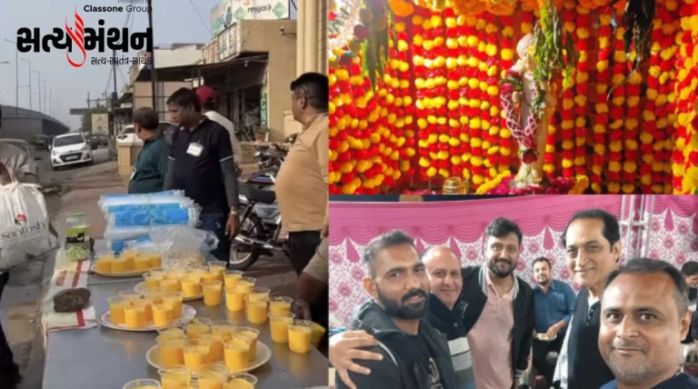 જય જલારામના જયઘોષ સાથે પૂજ્ય જલારામ બાપાની 145મી પુણ્યતિથિએ રાજકોટથી વીરપુર સુધી ભવ્ય પદયાત્રા સંપન્ન થઈ ઉજવણી