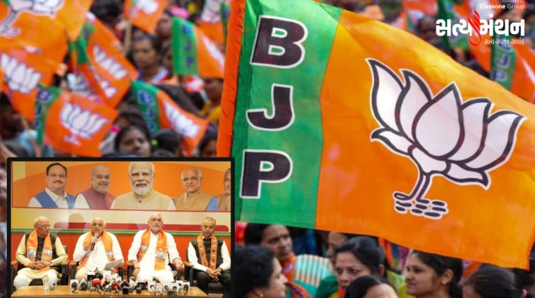 રાજકોટ જિલ્લા ભાજપનું સંગઠન માળખું જાહેર : પ્રમુખ બદલાવની અટકળો પર પૂર્ણવિરામ, તમામ 7 વિધાનસભા બેઠકોને પ્રતિનિધિત્વ