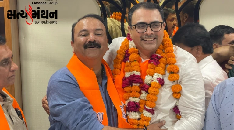 રાજકોટ ભાજપનું નવું સંગઠન માળખું જાહેર: ડો. માધવ દવે ફરી શહેર પ્રમુખ, યુવા–અનુભવી નેતૃત્વનો સુમેળ