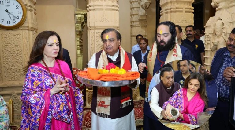 સોમનાથ મહાદેવના શરણે અંબાણી પરિવાર: મુકેશ અંબાણીએ ₹5 કરોડનું કર્યું ‘શિવાર્પણ’
