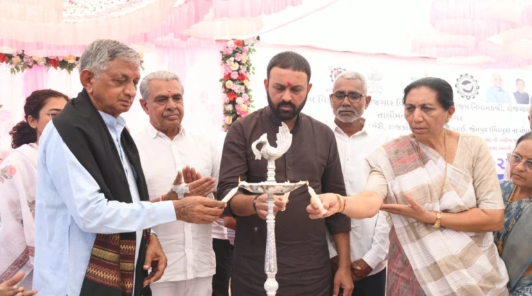 રાજકોટ–જેતપુર આઈ.ટી.આઈ.ના સંયુક્ત ઉપક્રમે રોજગાર ભરતી મેળો યોજાયો, યુવાનો માટે AI આધારિત કોર્સ શરૂ કરવાની જાહેરાત