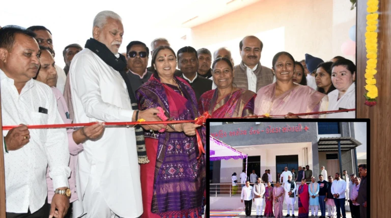 કોટડાસાંગાણીમાં રૂ. 3.61 કરોડે બનેલી રેફરલ હોસ્પિટલ-સામુહિક આરોગ્ય કેન્દ્રનું લોકાર્પણ સાંસદ પરસોત્તમભાઈ રૂપાલાના હસ્તે કાર્યક્રમ યોજાયો ભવ્ય