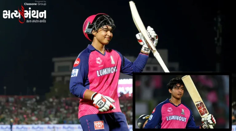 IPL 2026માં 15 વર્ષના વૈભવ સૂર્યવંશીનો ધમાકો: સૌથી ઝડપી 500 રન સાથે બે મોટા રેકોર્ડ પોતાના નામે