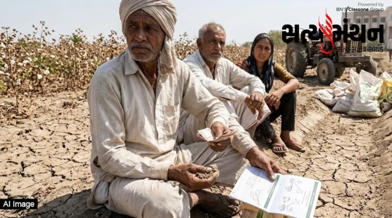 મહારાષ્ટ્રમાં સંપૂર્ણ લોન માફી સામે ગુજરાતમાં ખેડૂતોને રાહતની વાછટ પણ નહી..!