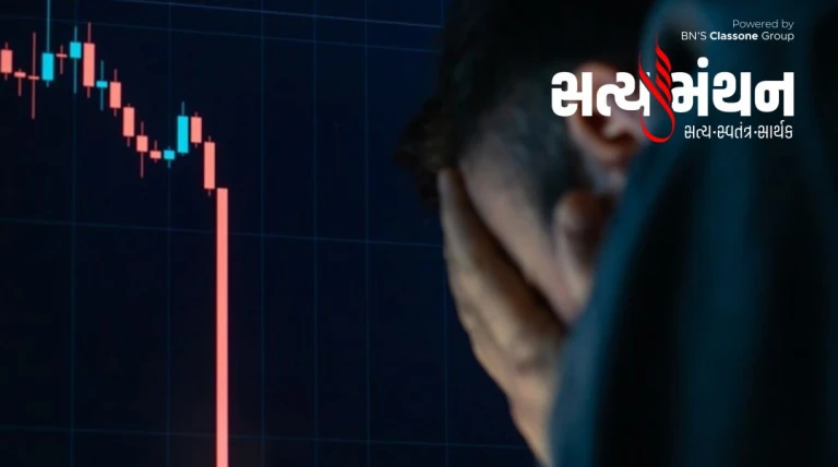 શેરબજારમાં કડાકો: સેન્સેક્સ-નિફ્ટી ધડામ, જિયોનું શાનદાર લિસ્ટિંગ