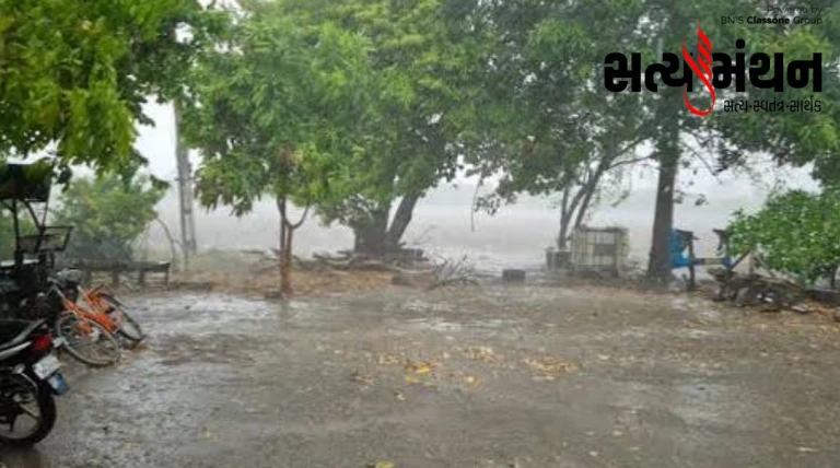 અમરેલી અને ગીર સોમનાથમાં મિનિ વાવાઝોડું ફૂંકાયું