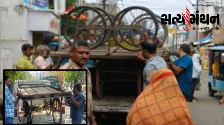 રાજકોટમાં છેલ્લા પખવાડિયામાં ૯૦ રેંકડી-કેબીન અને ૧૭२० બોર્ડ-બેનરો જપ્ત