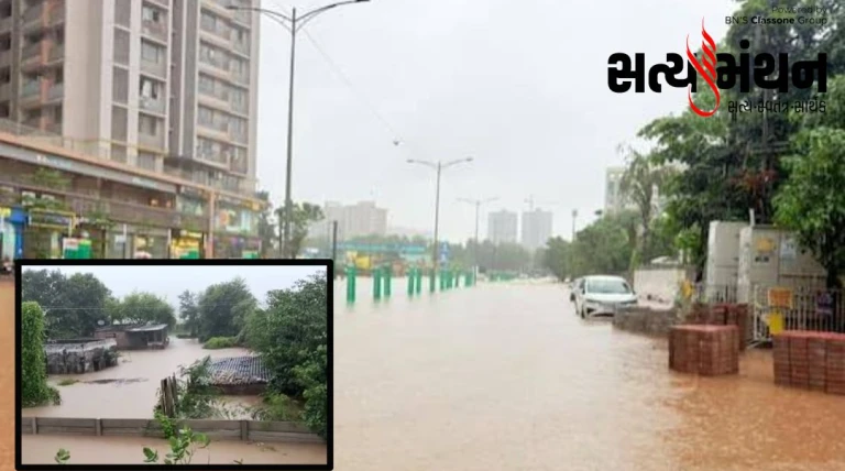 અમદાવાદમાં આસમાની આફત ત્રાટકી: સરખેજેમાં 5, 5 ઇંચ, ભારે વરસાદને પગલે વાસણા બેરેજના 14 ગેટ ખોલાયા