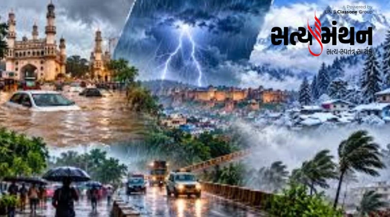 રાજસ્થાનમાં ધૂળિયા વાવાઝોડાનું એલર્ટ, ઉત્તર પ્રદેશમાં ગંગા નદીમાં પૂરથી ઘરો ડૂબ્યાં