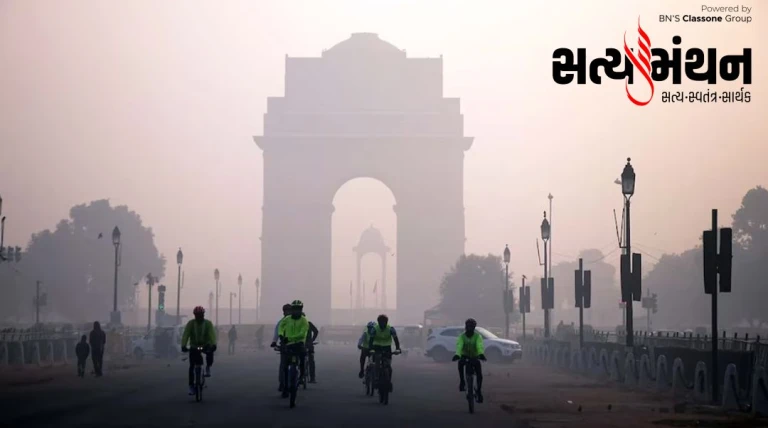દિલ્હીમાં ૩ વર્ષનો રેકોર્ડ તૂટતાં લઘુત્તમ તાપમાન ૧૫.૩ ડિગ્રી નોંધાયું