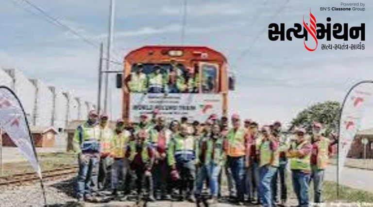 દક્ષિણ આફ્રિકામાં 696 ડબ્બા સાથે દોડી વિશ્વની સૌથી લાંબી ટ્રેન