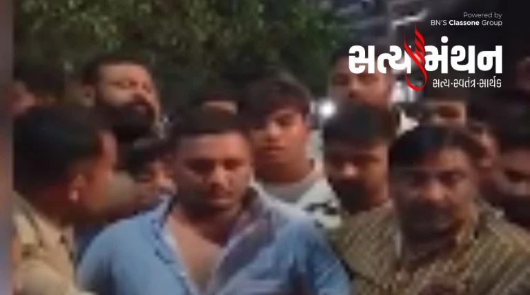અયોધ્યા ચોક પાસે રોંગ સાઇડમાં બેફામ દોડતી કારે સાળા-બનેવીને અડફેટે લીધા