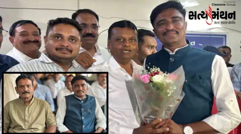 રાજકોટ જિલ્લા પંચાયતમાં ભાજપનો દબદબો: સંજય પીપળીયા પ્રમુખ, સામત બાંભવા ઉપપ્રમુખ અને નરશીભાઈ સોજીત્રા કારોબારી ચેરમેન તરીકે નિમણુંક
