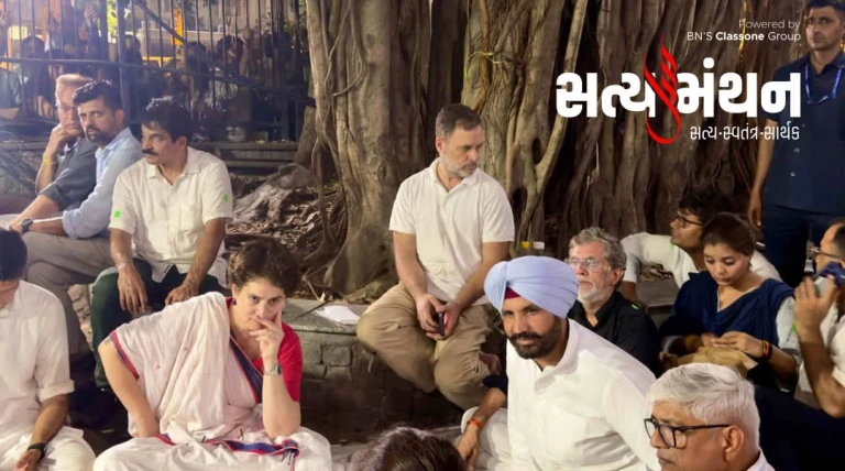 વિરોધ પ્રદર્શન દરમ્યાન કાનૂન ભંગ બદલ રાહુલ-પ્રિયંકા સામે FIR દાખલ